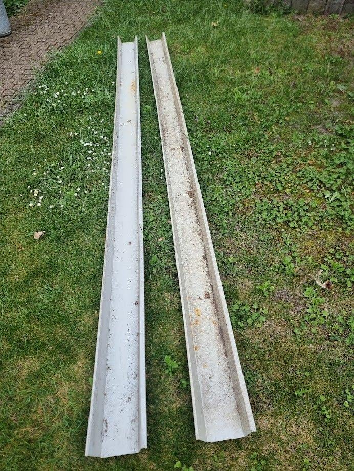 kunststof dakgoot 2x 365 pvc, Doe-het-zelf en Verbouw, Buizen en Afvoer, Ophalen, Pvc, 80 mm of meer, Dakgoot