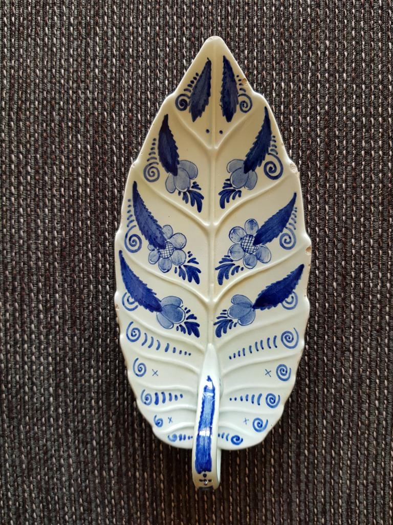 Oude delfts blauwe bonbon schaal 1950 schoonhoven, Ophalen of Verzenden