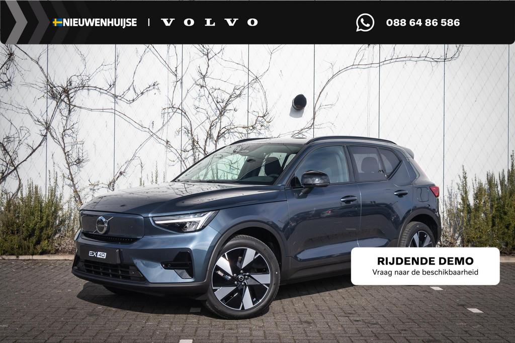 Volvo EX40 Single Motor Plus Europa 70 kWh | Adaptieve Cruis, Zwart, Blauw, Origineel Nederlands, SUV of Terreinwagen