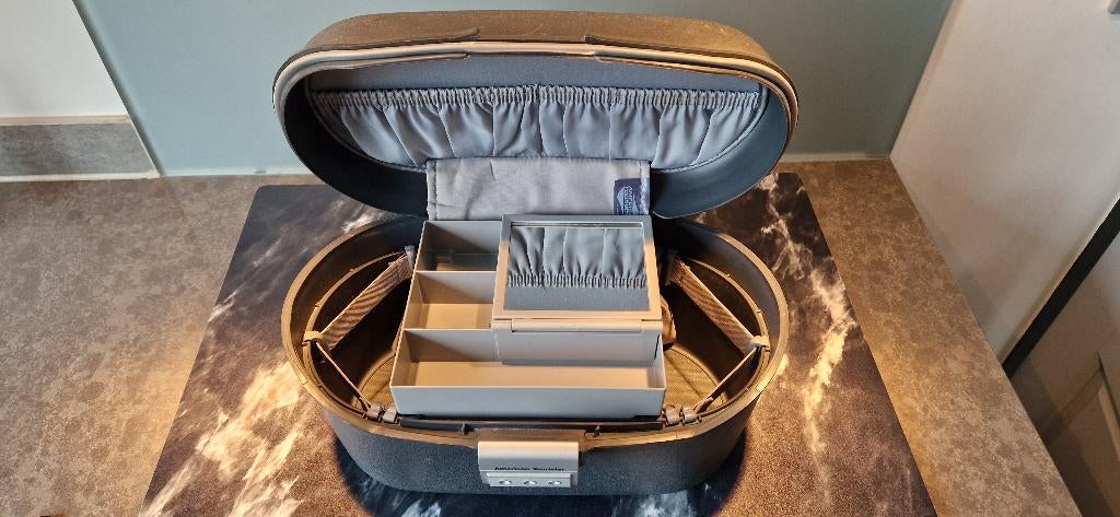 Beauty Case – Hard Case – In Perfecte Staat!, Sieraden, Tassen en Uiterlijk, Beautycases, Zwart, Met slot, Ophalen of Verzenden