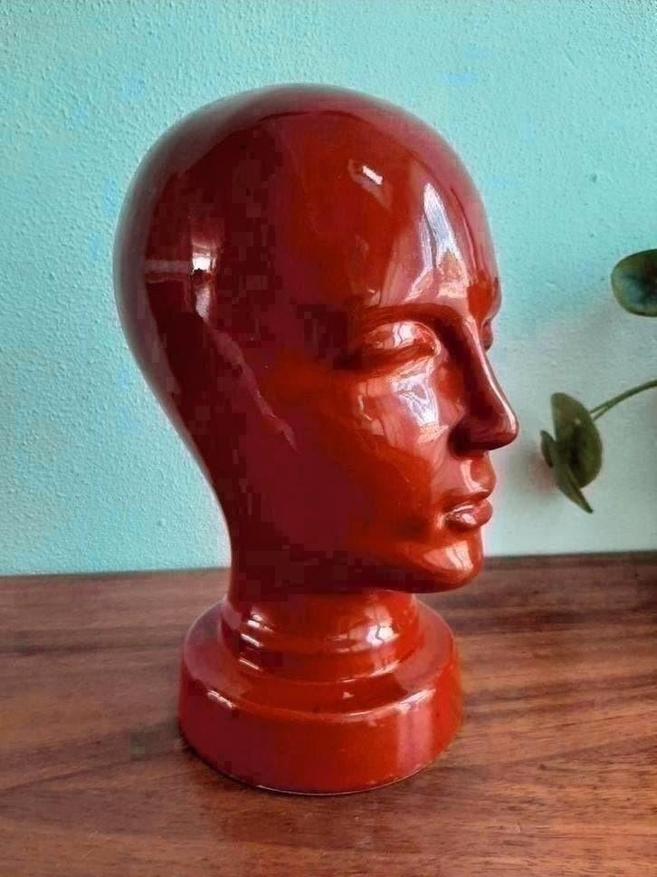 Zeldzaam keramieken rood hoofd 701 Scheurich West Germany, Ophalen of Verzenden