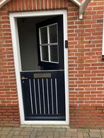 Duo deur te koop (hardhout), Doe-het-zelf en Verbouw, Deuren en Horren, Ophalen, Gebruikt, 80 tot 100 cm, Buitendeur