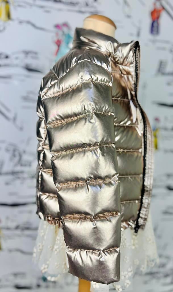 Ralph Lauren gouden donsjas jas meisje maat 5, Kinderen en Baby's, Kinderkleding | Maat 110, Zo goed als nieuw, Ralph Lauren, Ralph Lauren EU