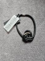 Design ketting van Nör Denmark. Leer met metaal knoop., Ophalen of Verzenden