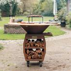 BBQ Plancha Compañero XXL Cortenstaal 2.0 met omranding NW, Tuin en Terras, Ophalen of Verzenden, Nieuw, RJRoyal Living, Met accessoires