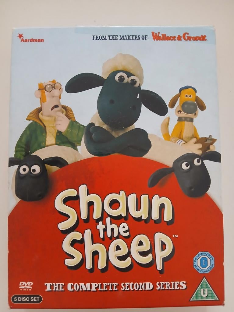 Shaun the Sheep: The Complete Second Series (5 Disc Set), Gebruikt, Alle leeftijden, Boxset, Ophalen of Verzenden