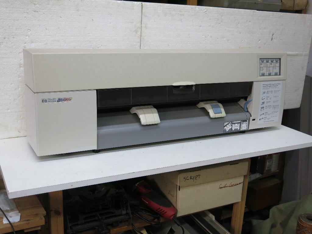 HP Designjet 450C kleurenplotter 24 inch, Ophalen, Hp, Gebruikt, Printer