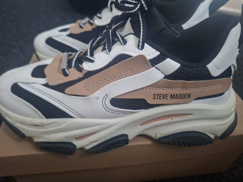 Steve madden schoenen maat 40., Zwart, Steve Madden, Ophalen of Verzenden, Sneakers of Gympen