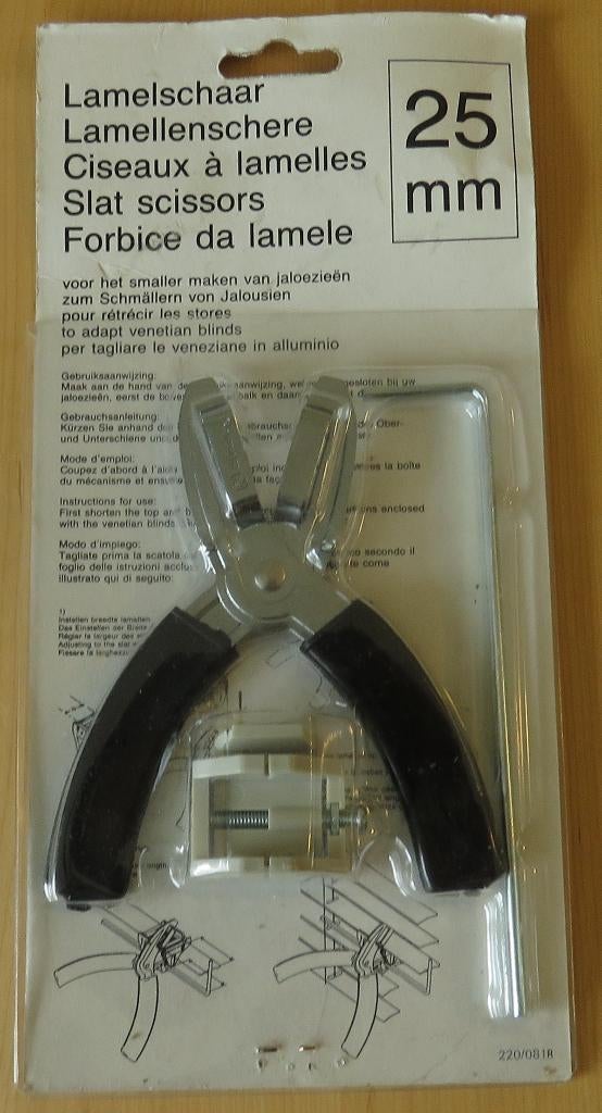Lamelschaar 25mm Voor Jaloezieën - Nieuw, Huis en Inrichting, Stoffering | Gordijnen en Lamellen, Ophalen, Nieuw, Minder dan 100 cm