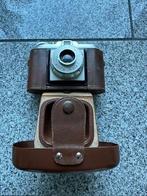 Vintage Agfa Isola I camera met lederen tas, Ophalen, Gebruikt, Compact, Overige Merken
