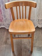Gratis  leuke houten stoel, Ophalen of Verzenden, Gebruikt, Hout, Eén