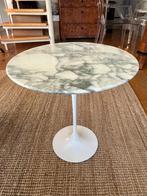 Knoll Saarinen Bijzettafel marmer blad Vintage, Ophalen, Zo goed als nieuw