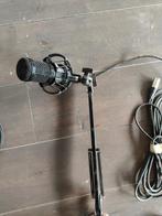 Studiomicrofoon met standaard en popfilter, Muziek en Instrumenten, Microfoons, Ophalen of Verzenden
