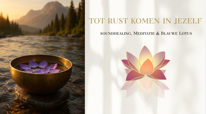 Soundhealing, Meditatie en Blauwe lotus. Locatie Geldrop, Ophalen of Verzenden, Nieuw, Meerdere media, Welzijn en Spiritualiteit