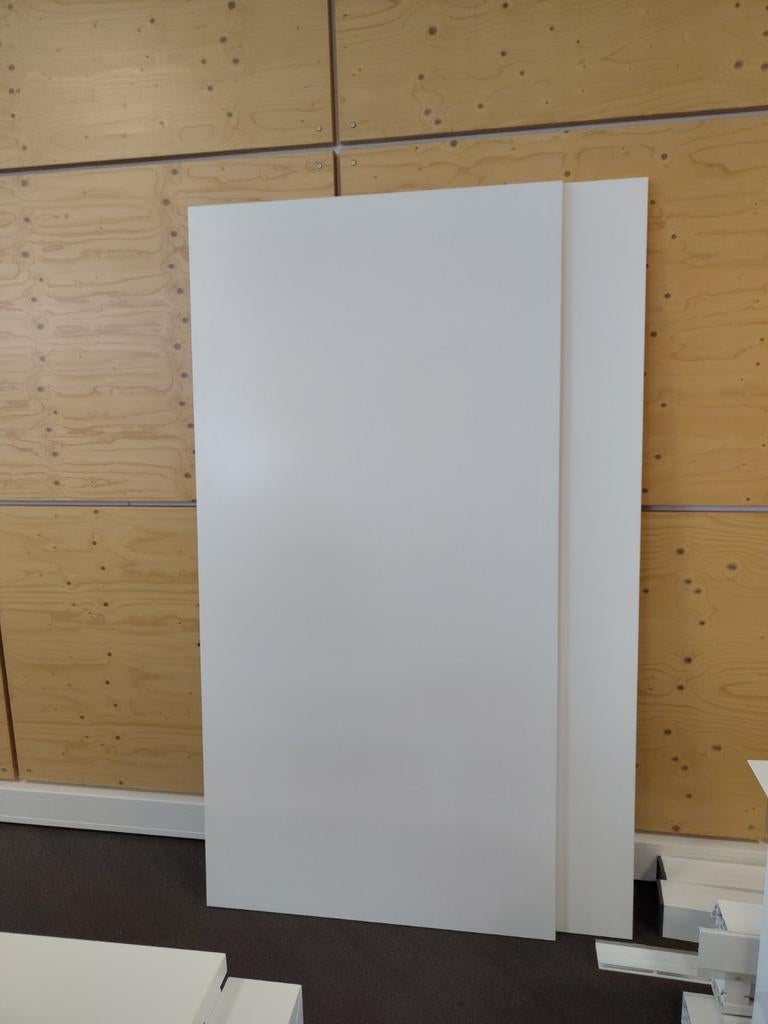 Gratis af te halen: 6 grote witte spaanplaten, Doe-het-zelf en Verbouw, Hout en Planken, Ophalen