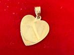 Prachtige 14 karaats gouden hart hanger graveren mogelijk, Sieraden, Tassen en Uiterlijk, Kettinghangers, Ophalen of Verzenden
