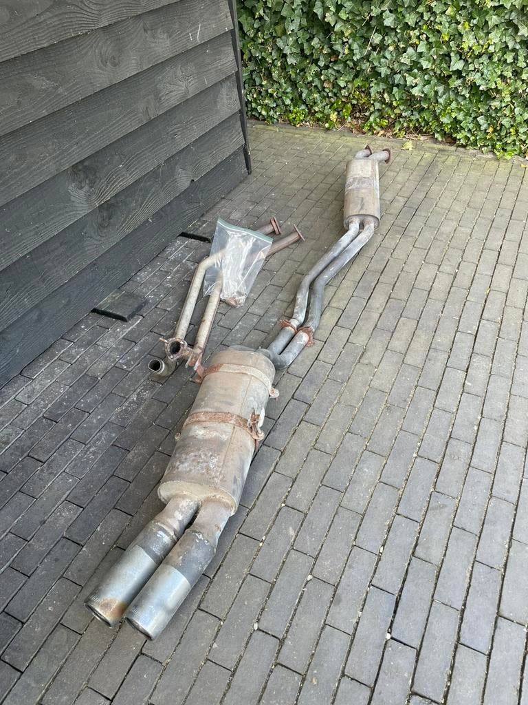 Rvs Sebring uitlaat Bmw E30 M20 6 cilinder 320i-323i-325i, Auto-onderdelen, Uitlaatsystemen, Ophalen, Gebruikt, BMW