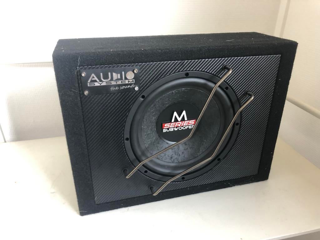 Audio System M Series Subwoofer 25cm 10 inch, Auto diversen, Autospeakers, Ophalen of Verzenden, Zo goed als nieuw