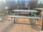 Gebruikte picknicktafel voor een leuk bod, Ophalen of Verzenden, Gebruikt, Rechthoekig, Hout