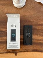 Ring Doorbell Wired, Huis en Inrichting, Deurbellen, Ophalen of Verzenden, Bewegingsdetectiesensor, Zo goed als nieuw, Bedraad