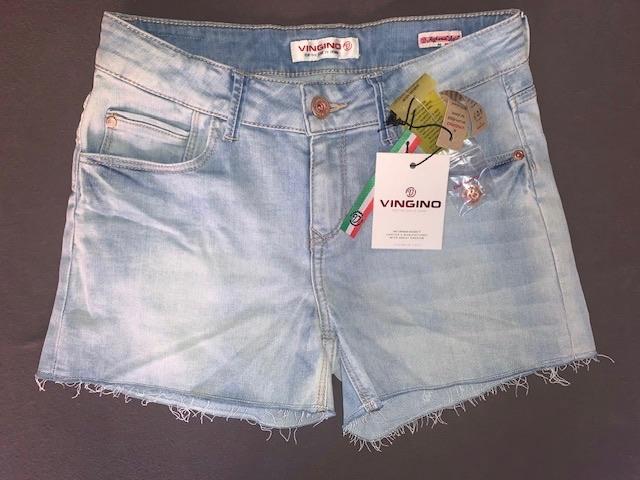 Nieuw !!  Korte spijkerbroek van Vingino. Maat 14 / 164, Kinderen en Baby's, Kinderkleding | Maat 164, Broek, Meisje, Nieuw, Ophalen of Verzenden