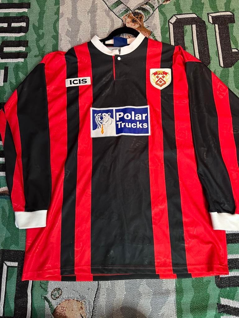Kettering Town voetbal shirt uit 1997/99 lange mouw, Maat XL, Ophalen of Verzenden, Zo goed als nieuw, Shirt