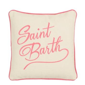 Karwei kussen roze wit Saint Barth  45 x 45 x 10 cm, Ophalen of Verzenden, Zo goed als nieuw, Beige, Vierkant