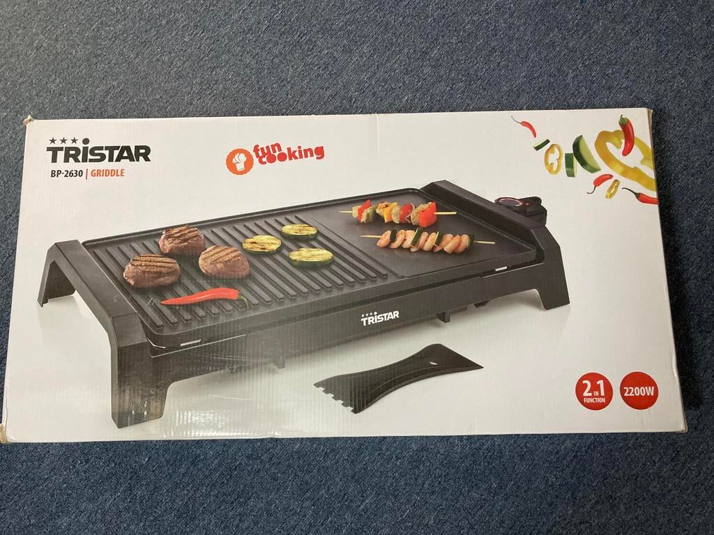 Z.g.a.n. grillplaat/bakplaat, Ophalen of Verzenden, Zo goed als nieuw, Tafelgrill