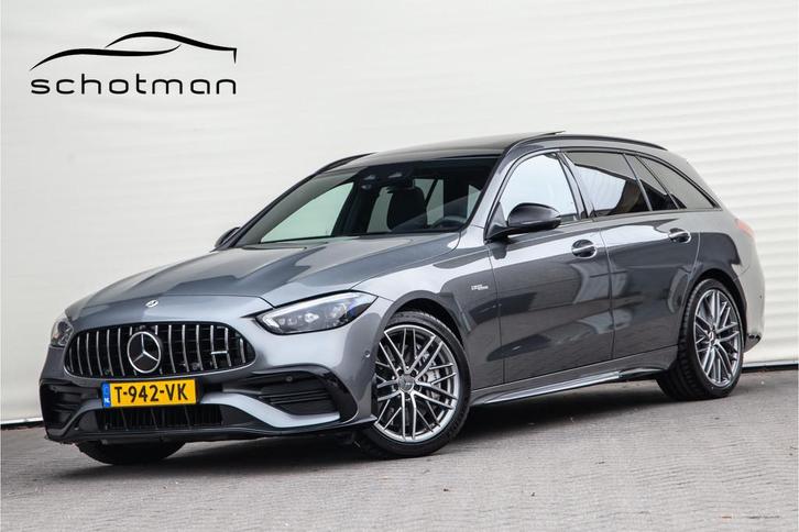 Mercedes-Benz C-Klasse Estate AMG 43 4MATIC Burmester, Distr, Auto's, Mercedes-Benz, Te koop, C-Klasse, 4x4, ABS, Achteruitrijcamera