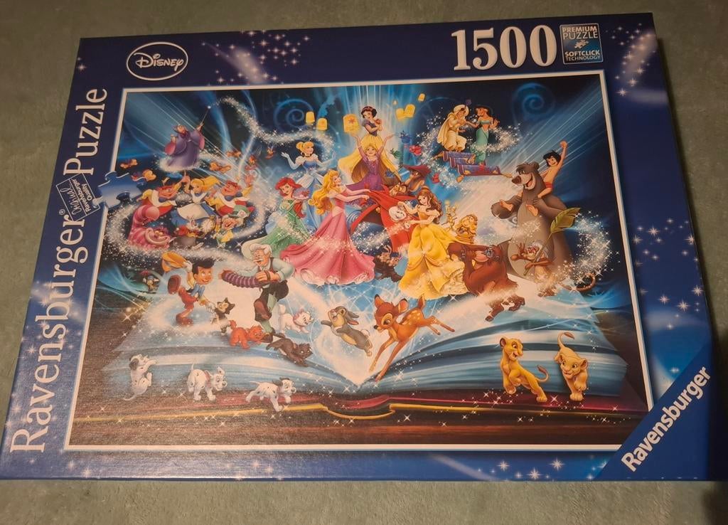 Disney Ravensburger Puzzel 1500 Stukjes, Hobby en Vrije tijd, Denksport en Puzzels, Ophalen of Verzenden, 500 t/m 1500 stukjes