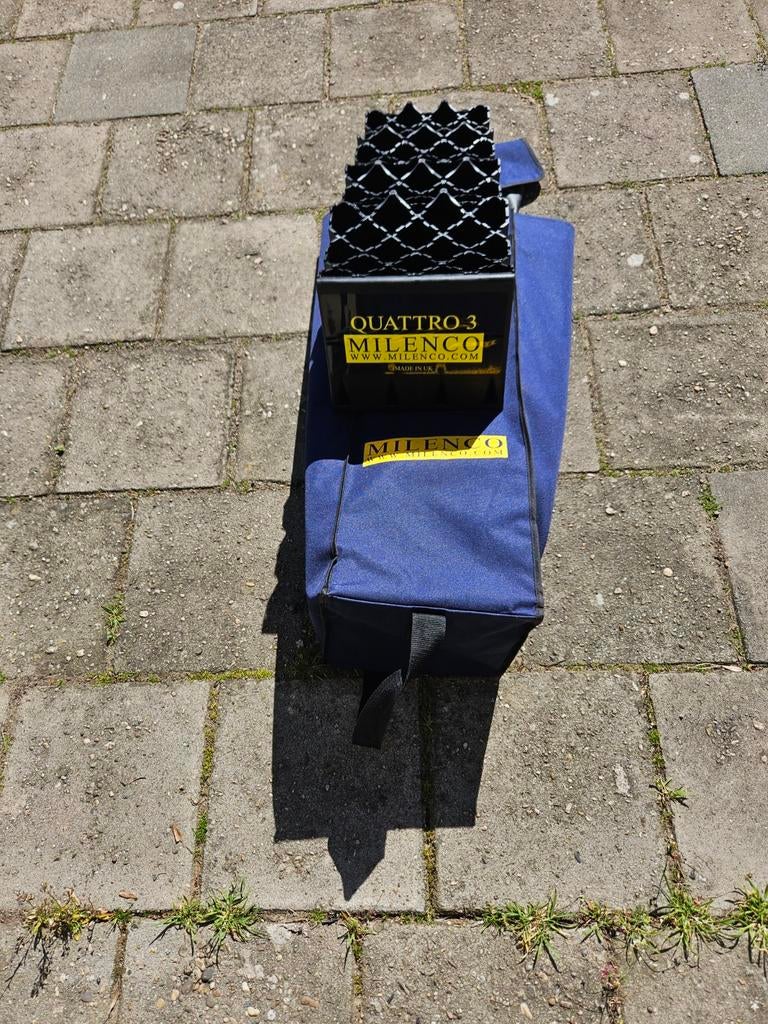 Milenco Quattro 3 oprijsteunen in tas, Ophalen of Verzenden