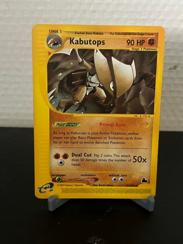 Kabutops (14/144) - Skyridge, Ophalen of Verzenden, Gebruikt, Losse kaart