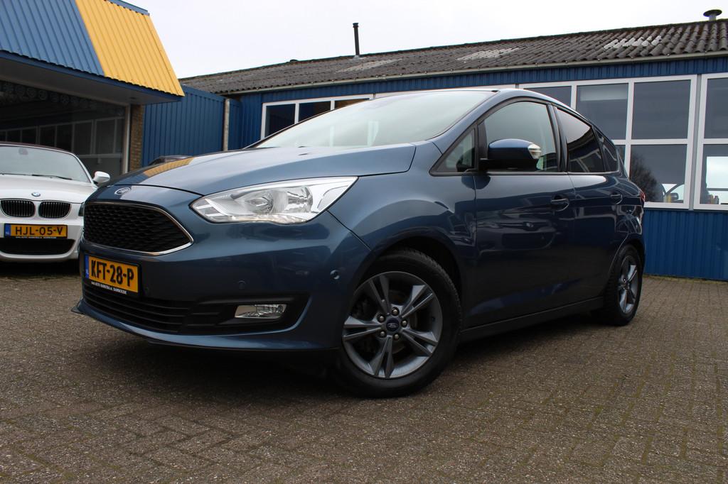 Ford C-MAX 1.0i "Cool & Connect" Cruise - Navi - USB ! 125 P, Auto's, Ford, Voorwielaandrijving, Gebruikt, Blauw, Handgeschakeld