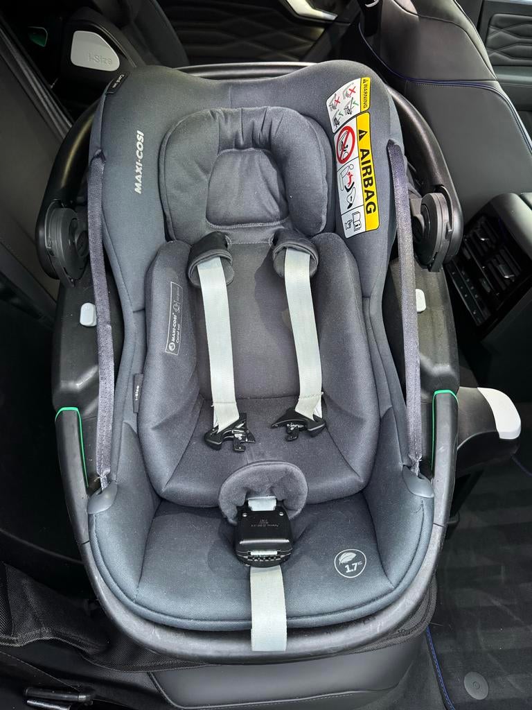 MaxiCosi Coral 360 + FamilyFix 360 (nieuwstaat), Kinderen en Baby's, Autostoeltjes, Verstelbare rugleuning, Ophalen of Verzenden