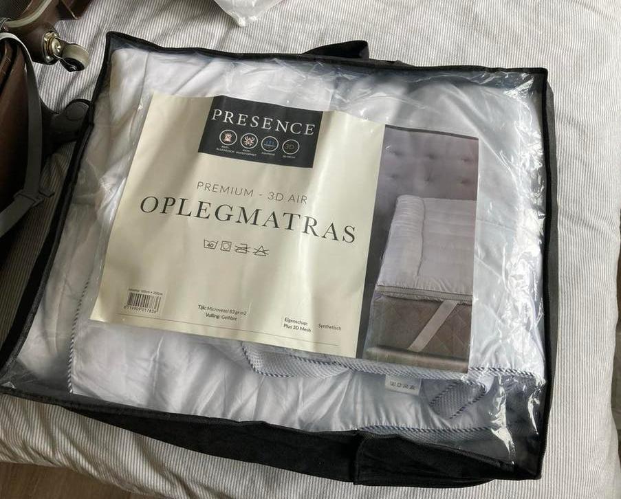 Oplegmatras Presence Premium 3D Air, Gebruikt, Tweepersoons, Ophalen of Verzenden, Overige maten