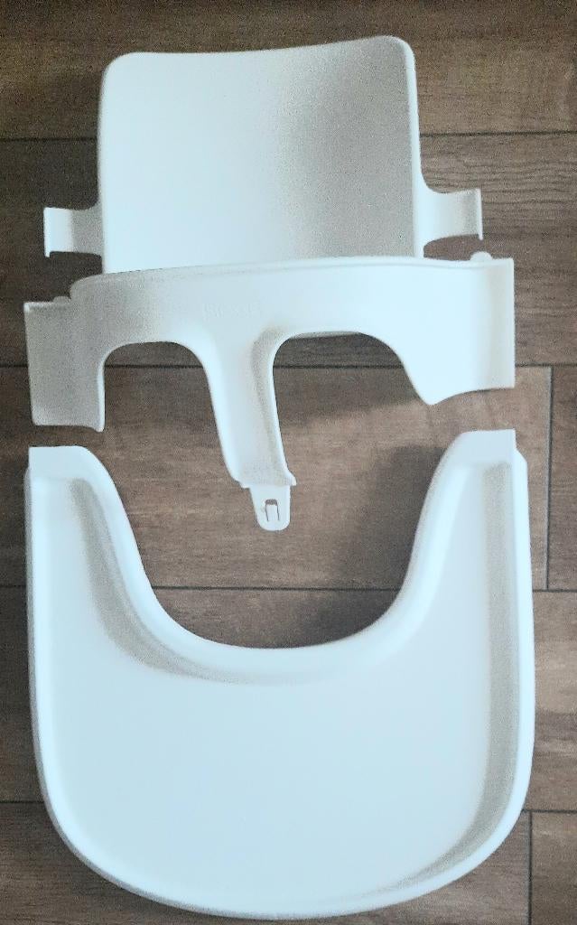 stokke babyset en/of tray speelblad wit, Kinderen en Baby's, Kinderstoelen, Ophalen of Verzenden, Zo goed als nieuw, Overige typen