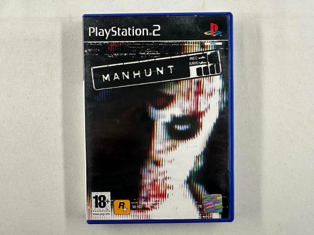 Manhunt Playstation 2 - PS2, Spelcomputers en Games, Avontuur en Actie, Gebruikt, Vanaf 18 jaar, Playstation