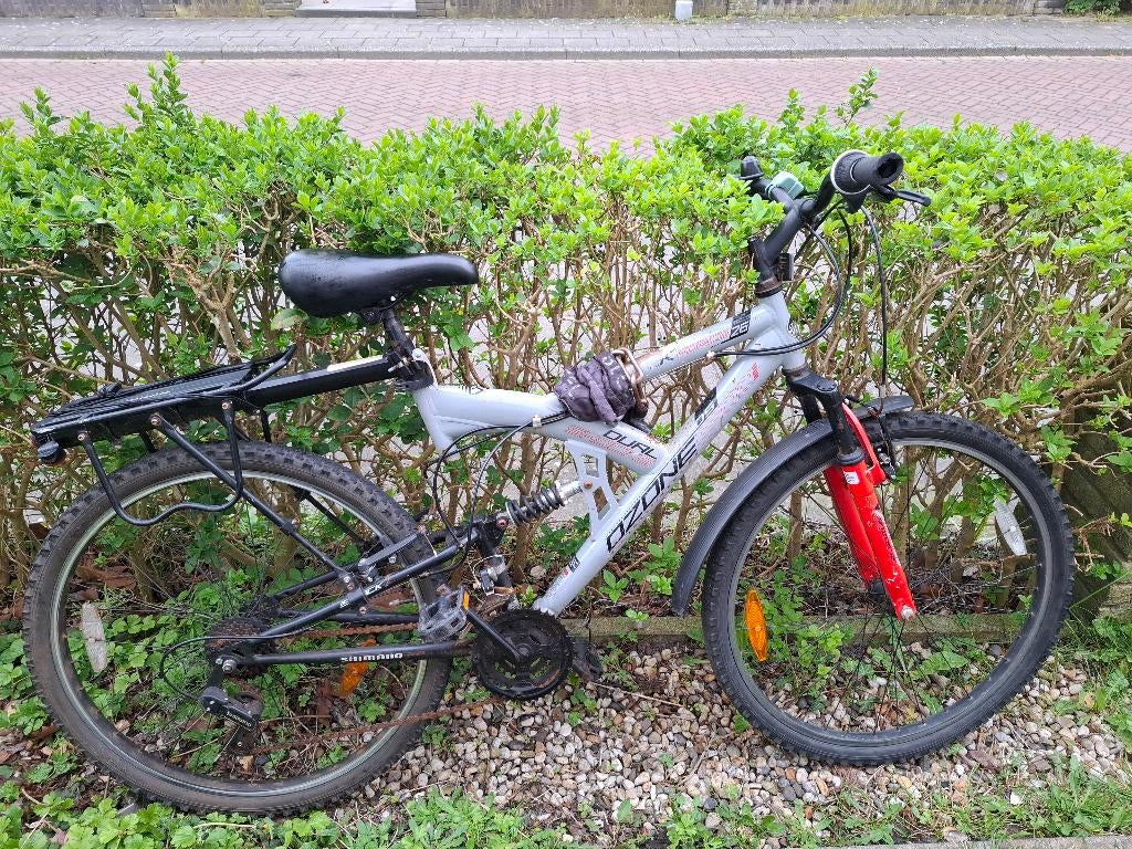 Jongens mountainbike Ozone 500 Shock Force 26 inch, Gebruikt, 45 tot 49 cm, Ophalen, Overige merken