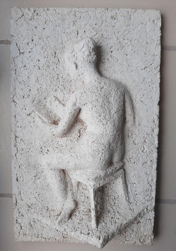 Pieter Starreveld (1911-1989) lezend naakt, Verzenden, Beeld