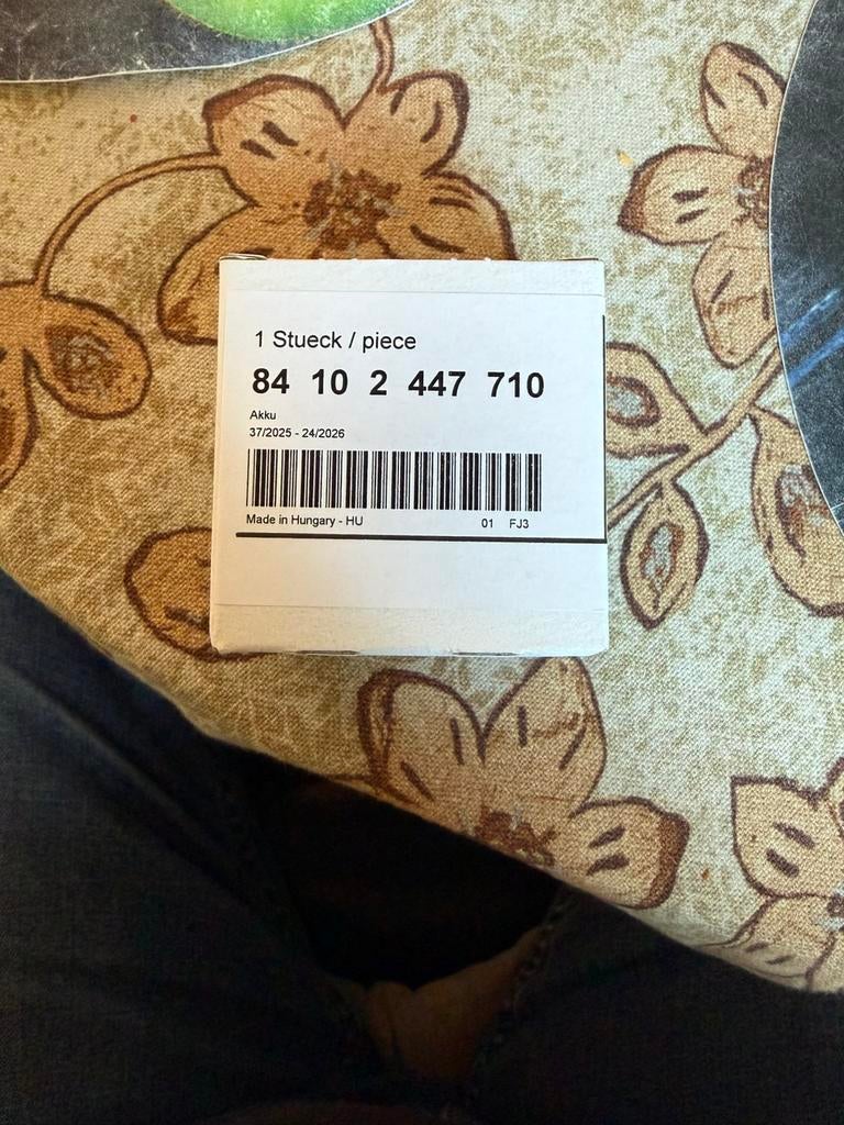 SOS batterij noodaccu bmw 84102447710, Ophalen of Verzenden, Nieuw, BMW