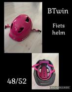 BTwin Fietshelm Roze - Maat 48/52, Fietsen en Brommers, Fietsaccessoires | Fietshelmen, Ophalen of Verzenden, Zo goed als nieuw