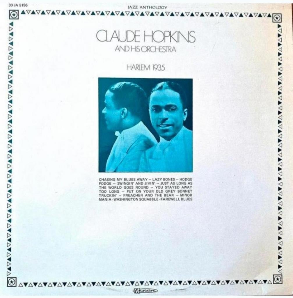LP  ORKEST CLAUDE HOPKINS - Harlem 1935, 1960 tot 1980, Gebruikt, Ophalen of Verzenden, 12 inch
