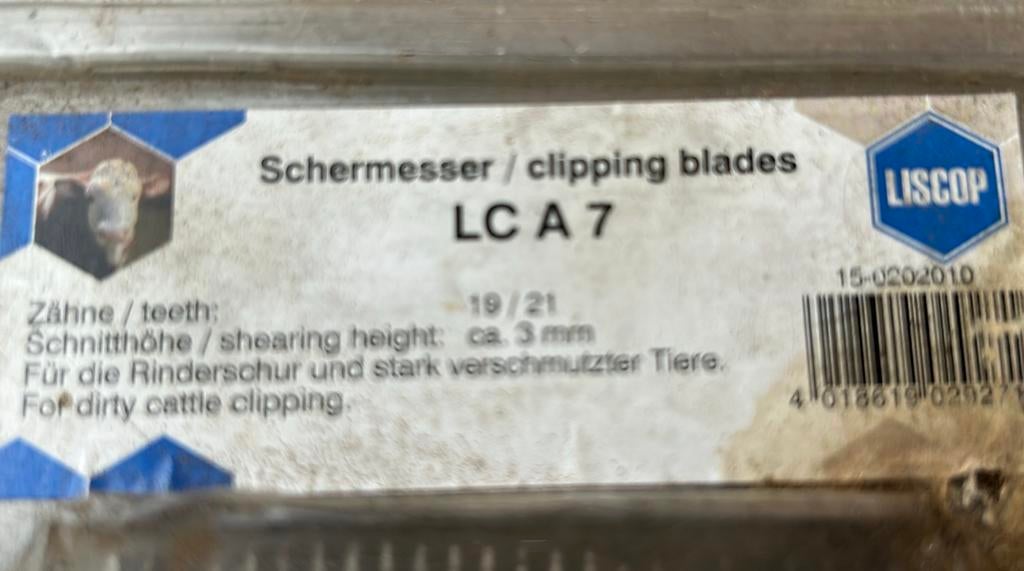 Liscop A2 scheermessen, Ophalen of Verzenden, Gebruikt