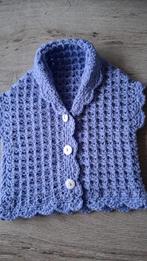 Gehaakt paars/lila peutervestje, Kinderen en Baby's, Babykleding | Overige, Ophalen of Verzenden, Nieuw, Handgemaakt, Meisje