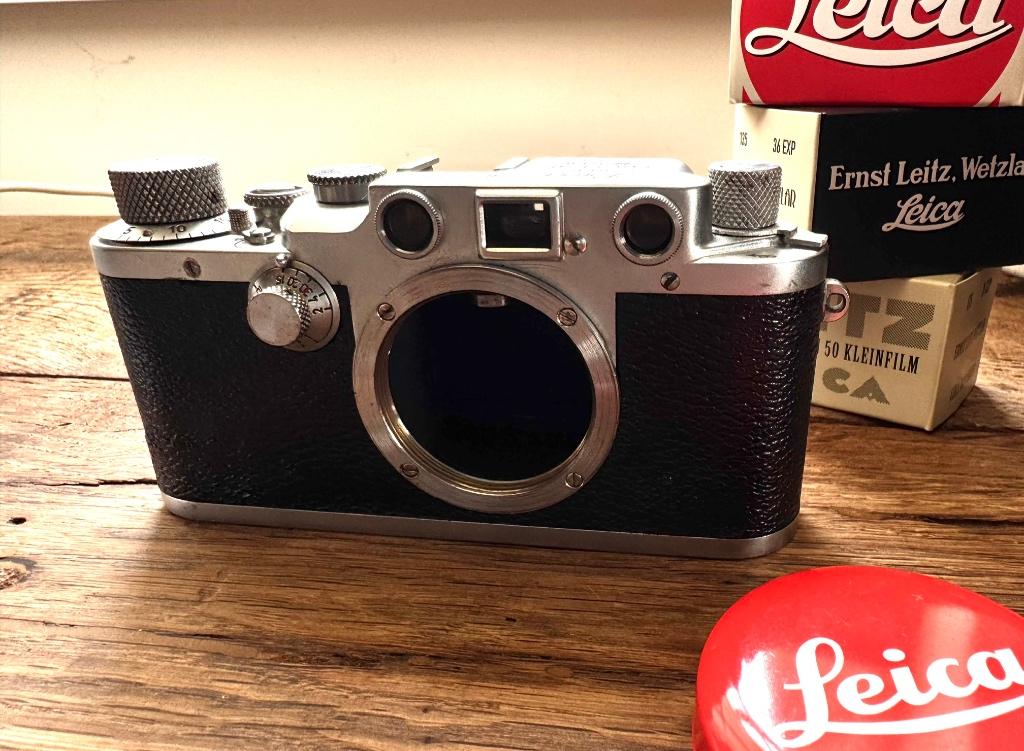 Leica IIIc, Audio, Tv en Foto, Fotocamera's Analoog, Ophalen of Verzenden, Gebruikt, Compact, Leica