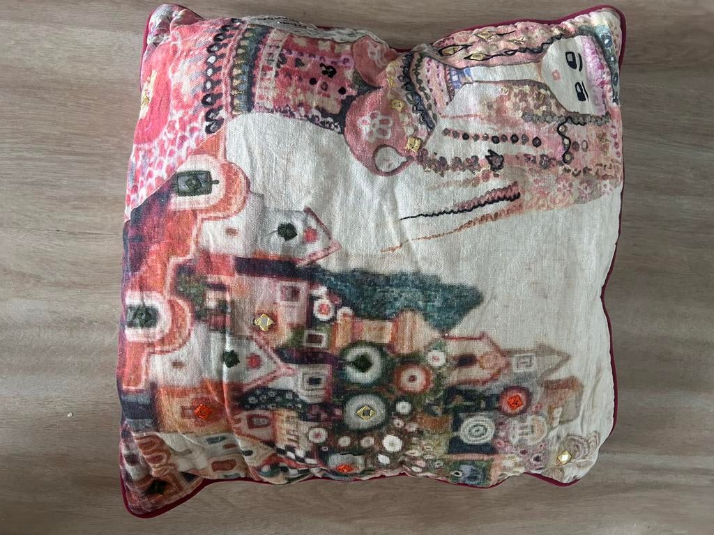 Decoratief kussen Imbarro 45x45 cm, Ophalen of Verzenden, Zo goed als nieuw, Overige kleuren, Vierkant
