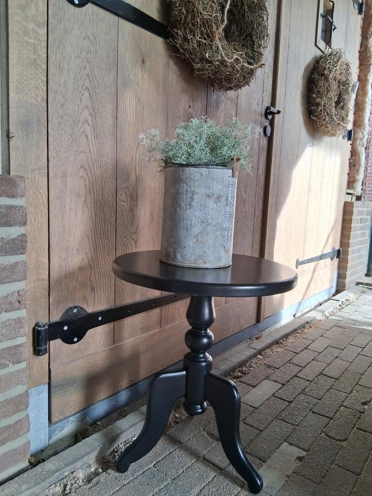 Bijzettafel tafeltje, Huis en Inrichting, Tafelonderdelen, Ophalen, 50 tot 100 cm, Rond, 50 tot 100 cm