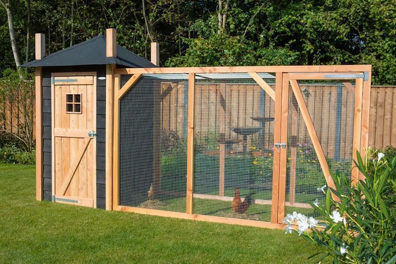 Kippenhok Hooiberg extra hoge ren Mees XL, Dieren en Toebehoren, Vogels | Hokken en Kooien, Nieuw, Overige typen, Hout, Ophalen of Verzenden