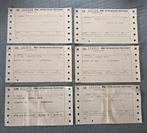 Militair NS treinkaartjes uit 1983, Verzamelen, Spoorwegen en Tramwegen, Ophalen of Verzenden, Zo goed als nieuw, Kaart of Prent