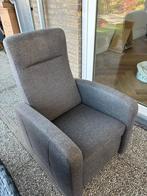 Grijze fauteuil, Ophalen, Gebruikt, Minder dan 75 cm, Stof